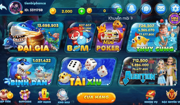 Bắn cá tài lộc 